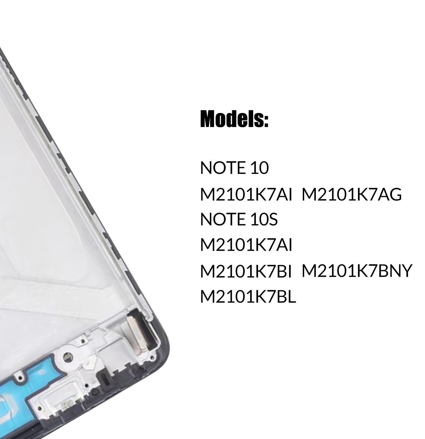 Amazon.com: Replacement for Xiaomi Redmi Note 10 4G | Note 10s LCD